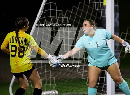 Thumbnail 2 in Stratford vs Jordan (2024 UIL Texas Girls Soccer 6A Reg. 3 & 4) photogallery.