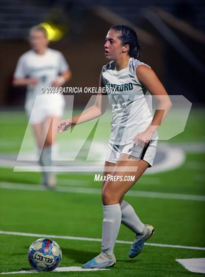 Thumbnail 3 in Stratford vs Jordan (2024 UIL Texas Girls Soccer 6A Reg. 3 & 4) photogallery.