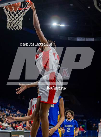 Thumbnail 1 in Marana @ Tucson High Magnet School (MLK Basketball Classic) photogallery.