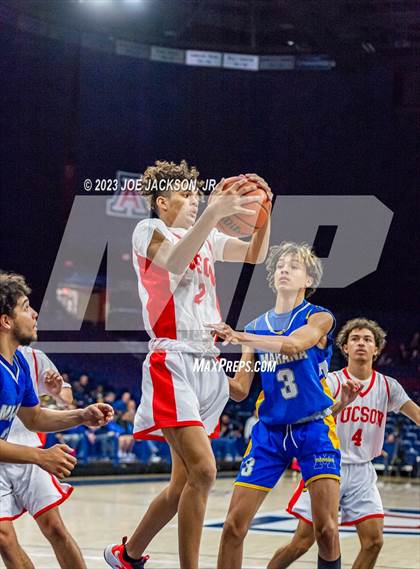 Thumbnail 3 in Marana @ Tucson High Magnet School (MLK Basketball Classic) photogallery.