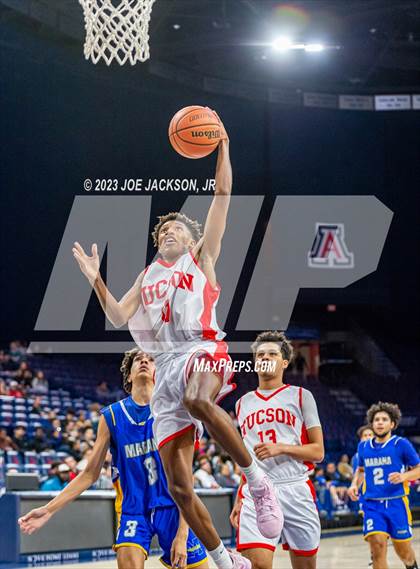 Thumbnail 1 in Marana @ Tucson High Magnet School (MLK Basketball Classic) photogallery.