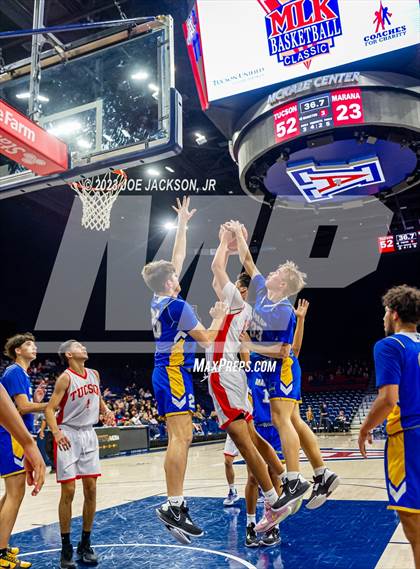 Thumbnail 1 in Marana @ Tucson High Magnet School (MLK Basketball Classic) photogallery.