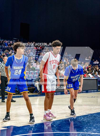 Thumbnail 2 in Marana @ Tucson High Magnet School (MLK Basketball Classic) photogallery.