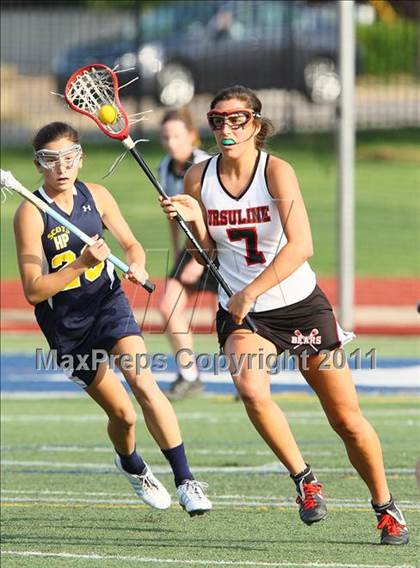 Thumbnail 2 in Highland Park vs. Ursuline Academy (TGHSLL Division 1 District Playoff )  photogallery.