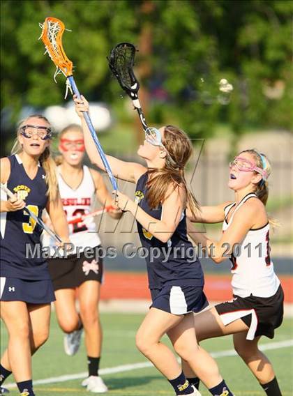 Thumbnail 1 in Highland Park vs. Ursuline Academy (TGHSLL Division 1 District Playoff )  photogallery.