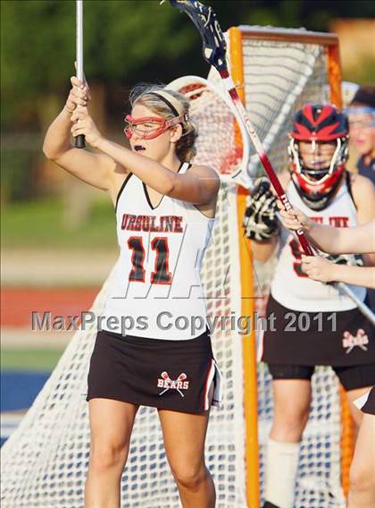 Thumbnail 1 in Highland Park vs. Ursuline Academy (TGHSLL Division 1 District Playoff )  photogallery.