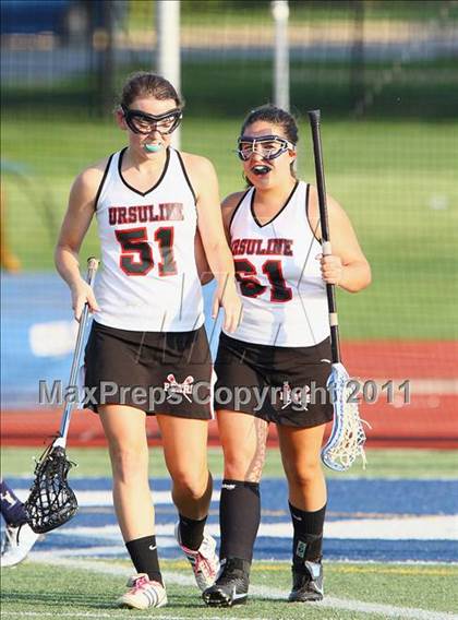 Thumbnail 1 in Highland Park vs. Ursuline Academy (TGHSLL Division 1 District Playoff )  photogallery.