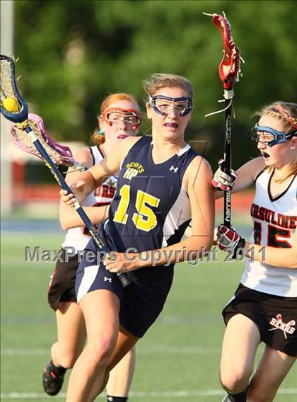 Thumbnail 1 in Highland Park vs. Ursuline Academy (TGHSLL Division 1 District Playoff )  photogallery.