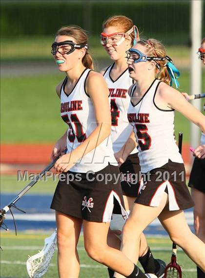 Thumbnail 2 in Highland Park vs. Ursuline Academy (TGHSLL Division 1 District Playoff )  photogallery.