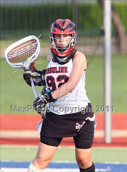 Thumbnail 1 in Highland Park vs. Ursuline Academy (TGHSLL Division 1 District Playoff )  photogallery.