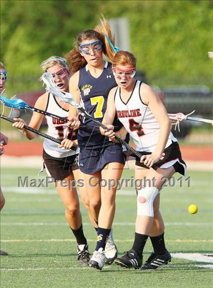 Thumbnail 1 in Highland Park vs. Ursuline Academy (TGHSLL Division 1 District Playoff )  photogallery.