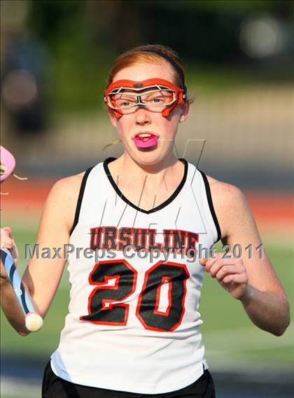 Thumbnail 2 in Highland Park vs. Ursuline Academy (TGHSLL Division 1 District Playoff )  photogallery.