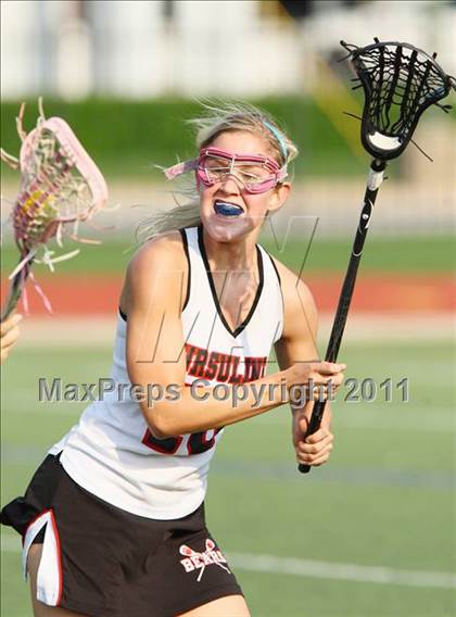 Thumbnail 2 in Highland Park vs. Ursuline Academy (TGHSLL Division 1 District Playoff )  photogallery.