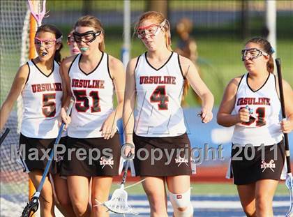 Thumbnail 2 in Highland Park vs. Ursuline Academy (TGHSLL Division 1 District Playoff )  photogallery.