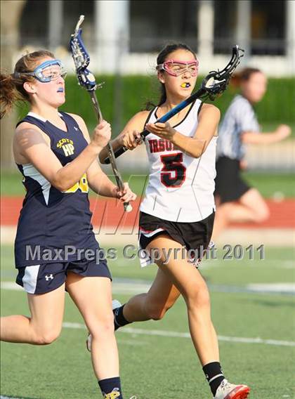 Thumbnail 1 in Highland Park vs. Ursuline Academy (TGHSLL Division 1 District Playoff )  photogallery.