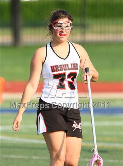 Thumbnail 3 in Highland Park vs. Ursuline Academy (TGHSLL Division 1 District Playoff )  photogallery.