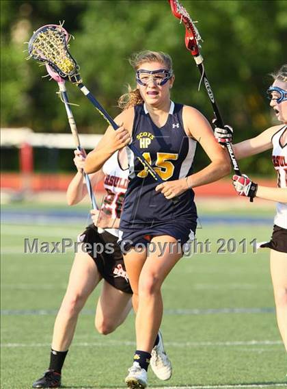Thumbnail 2 in Highland Park vs. Ursuline Academy (TGHSLL Division 1 District Playoff )  photogallery.