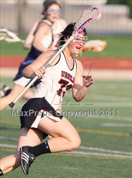 Thumbnail 1 in Highland Park vs. Ursuline Academy (TGHSLL Division 1 District Playoff )  photogallery.