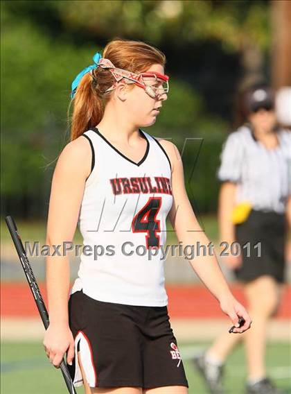 Thumbnail 1 in Highland Park vs. Ursuline Academy (TGHSLL Division 1 District Playoff )  photogallery.