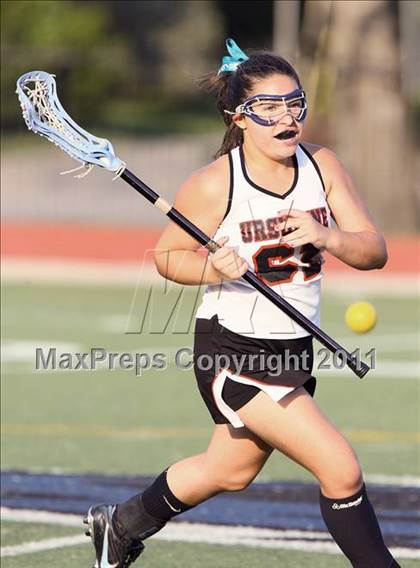 Thumbnail 2 in Highland Park vs. Ursuline Academy (TGHSLL Division 1 District Playoff )  photogallery.