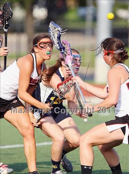 Thumbnail 3 in Highland Park vs. Ursuline Academy (TGHSLL Division 1 District Playoff )  photogallery.