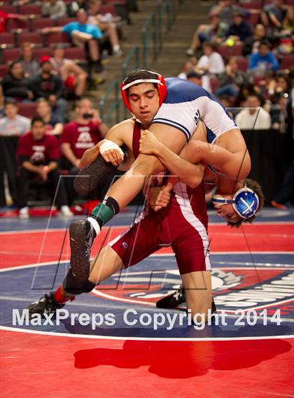 Thumbnail 1 in CIF State Wrestling Championships (Round 2) photogallery.