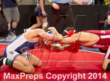 Thumbnail 1 in CIF State Wrestling Championships (Round 2) photogallery.