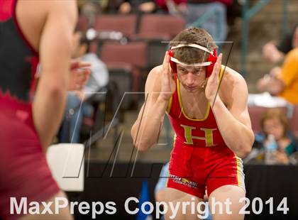 Thumbnail 3 in CIF State Wrestling Championships (Round 2) photogallery.