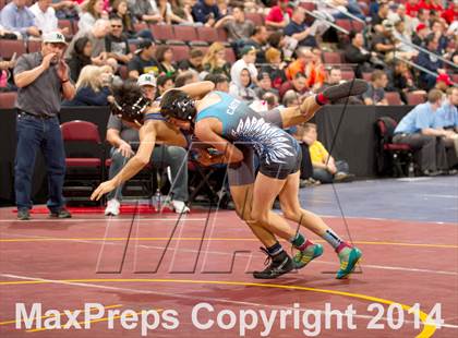 Thumbnail 3 in CIF State Wrestling Championships (Round 2) photogallery.