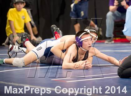 Thumbnail 1 in CIF State Wrestling Championships (Round 2) photogallery.