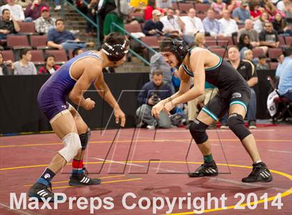 Thumbnail 1 in CIF State Wrestling Championships (Round 2) photogallery.