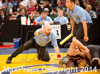 Thumbnail 1 in CIF State Wrestling Championships (Round 2) photogallery.