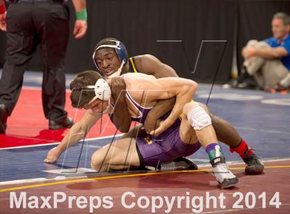 Thumbnail 1 in CIF State Wrestling Championships (Round 2) photogallery.