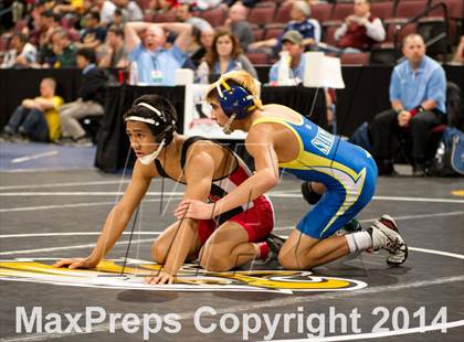 Thumbnail 2 in CIF State Wrestling Championships (Round 2) photogallery.