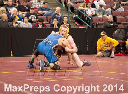 Thumbnail 1 in CIF State Wrestling Championships (Round 2) photogallery.