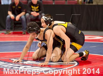 Thumbnail 2 in CIF State Wrestling Championships (Round 2) photogallery.