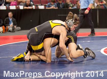 Thumbnail 2 in CIF State Wrestling Championships (Round 2) photogallery.
