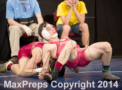 Thumbnail 2 in CIF State Wrestling Championships (Round 2) photogallery.