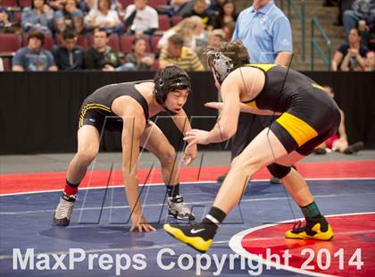 Thumbnail 1 in CIF State Wrestling Championships (Round 2) photogallery.