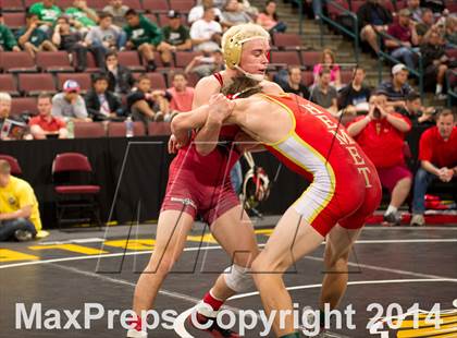 Thumbnail 1 in CIF State Wrestling Championships (Round 2) photogallery.