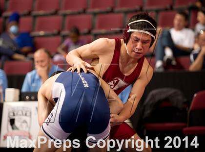 Thumbnail 1 in CIF State Wrestling Championships (Round 2) photogallery.