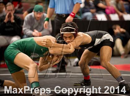 Thumbnail 1 in CIF State Wrestling Championships (Round 2) photogallery.