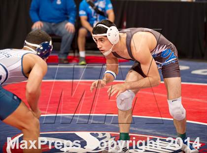 Thumbnail 1 in CIF State Wrestling Championships (Round 2) photogallery.