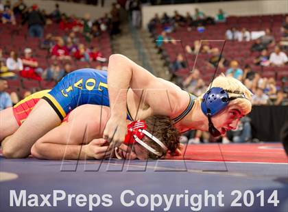 Thumbnail 1 in CIF State Wrestling Championships (Round 2) photogallery.