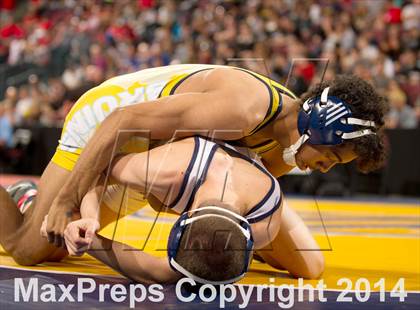 Thumbnail 1 in CIF State Wrestling Championships (Round 2) photogallery.