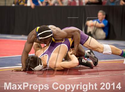 Thumbnail 2 in CIF State Wrestling Championships (Round 2) photogallery.