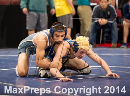 Thumbnail 1 in CIF State Wrestling Championships (Round 2) photogallery.