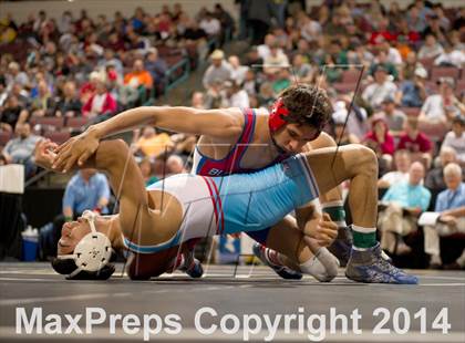 Thumbnail 1 in CIF State Wrestling Championships (Round 2) photogallery.