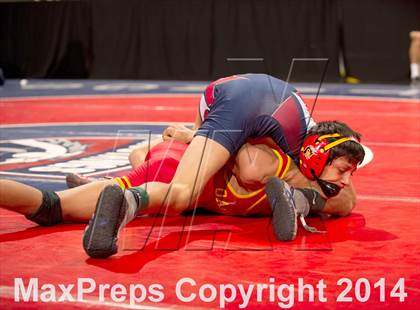 Thumbnail 1 in CIF State Wrestling Championships (Round 2) photogallery.