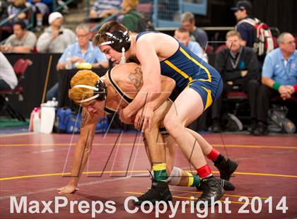 Thumbnail 1 in CIF State Wrestling Championships (Round 2) photogallery.